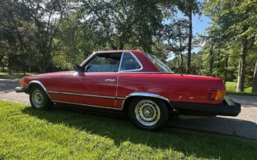 Mercedes-benz-450sl-1979-Red-Black