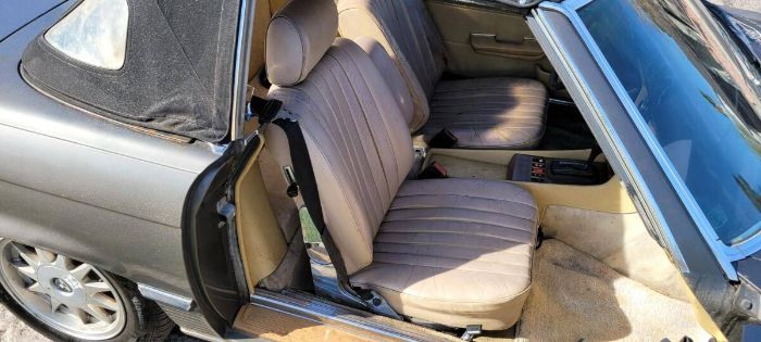 Mercedes-benz-500sl-1983-Gray-10