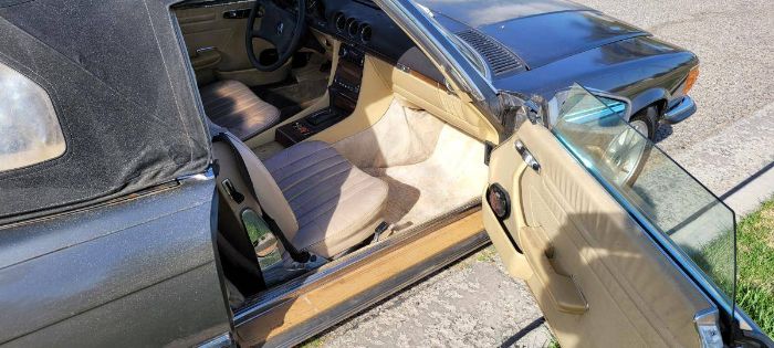 Mercedes-benz-500sl-1983-Gray-14