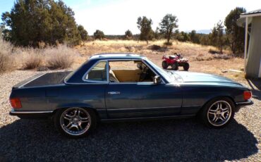 Mercedes-benz-500sl-1984-Blue-Tan-2