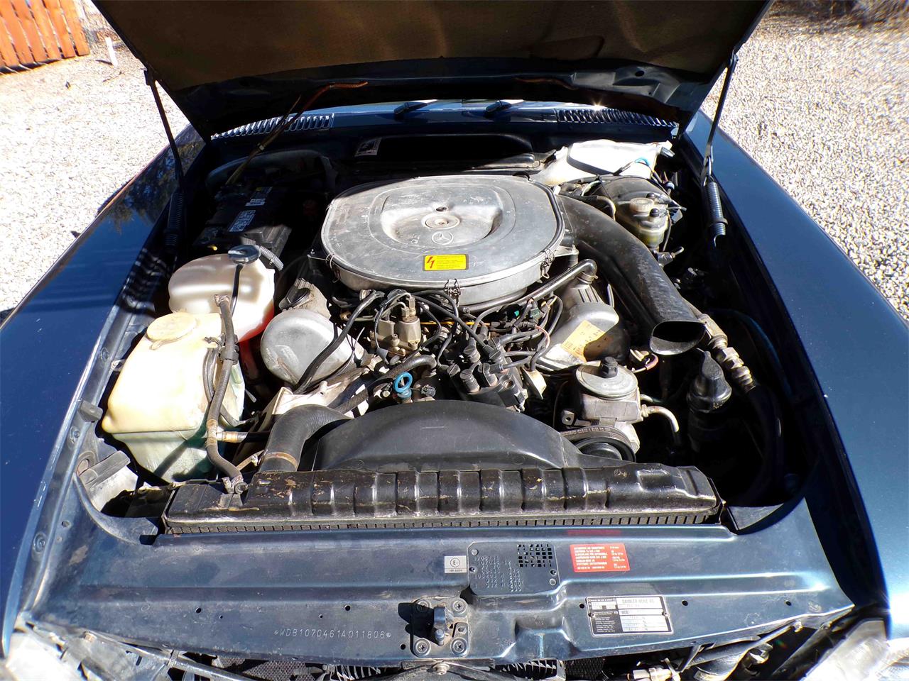 Mercedes-benz-500sl-1984-Blue-Tan-3
