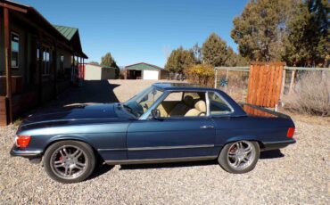 Mercedes-benz-500sl-1984-Blue-Tan