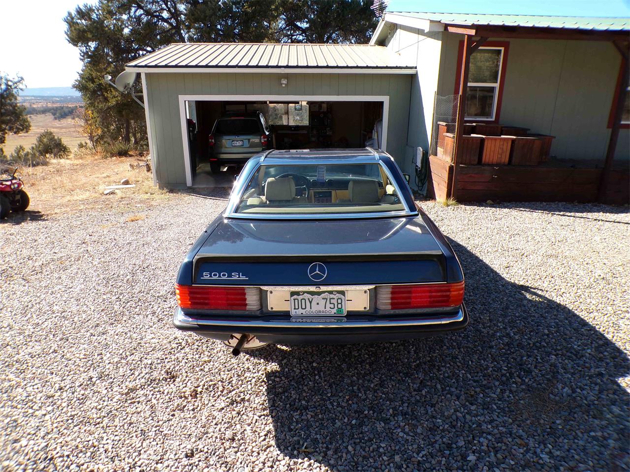 Mercedes-benz-500sl-1984-Blue-Tan-5
