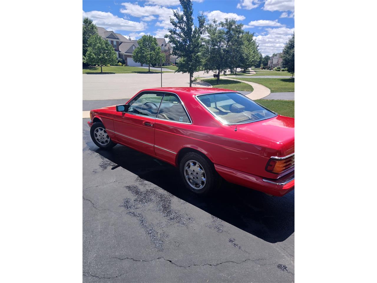 Mercedes-benz-560sec-1989-Red-Tan-3