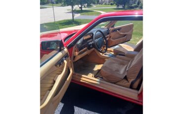 Mercedes-benz-560sec-1989-Red-Tan-5