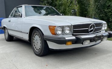 Mercedes-benz-560sl-1986-Artic-white-Blue-3