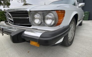 Mercedes-benz-560sl-1986-Artic-white-Blue