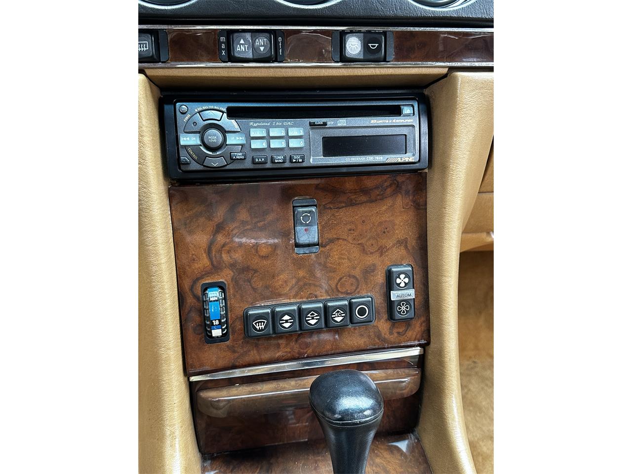Mercedes-benz-560sl-1986-Maroon-Tan-3