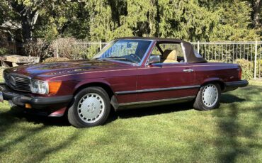 Mercedes-benz-560sl-1986-Maroon-Tan-5