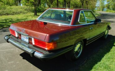 Mercedes-benz-560sl-1987-Burgundy-Black-14