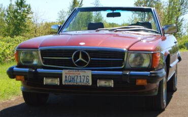 Mercedes-benz-560sl-1987-Burgundy-Black-15