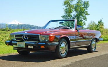 Mercedes-benz-560sl-1987-Burgundy-Black-20