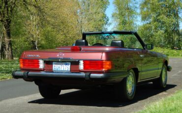 Mercedes-benz-560sl-1987-Burgundy-Black-21