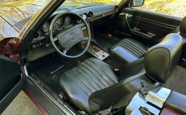 Mercedes-benz-560sl-1987-Burgundy-Black-28