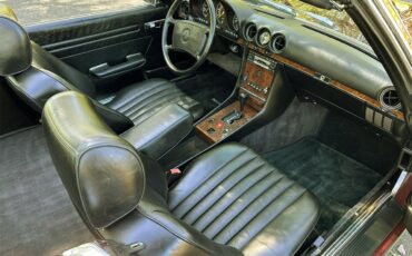 Mercedes-benz-560sl-1987-Burgundy-Black-9