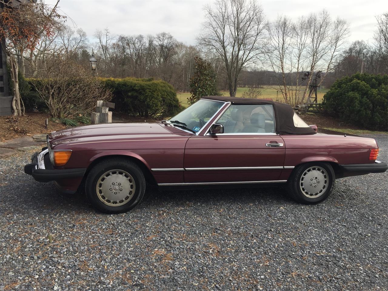 Mercedes-benz-560sl-1987-Cabernet-Red-Beige-13