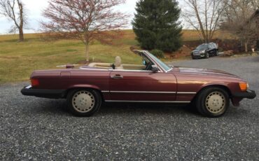Mercedes-benz-560sl-1987-Cabernet-Red-Beige-19