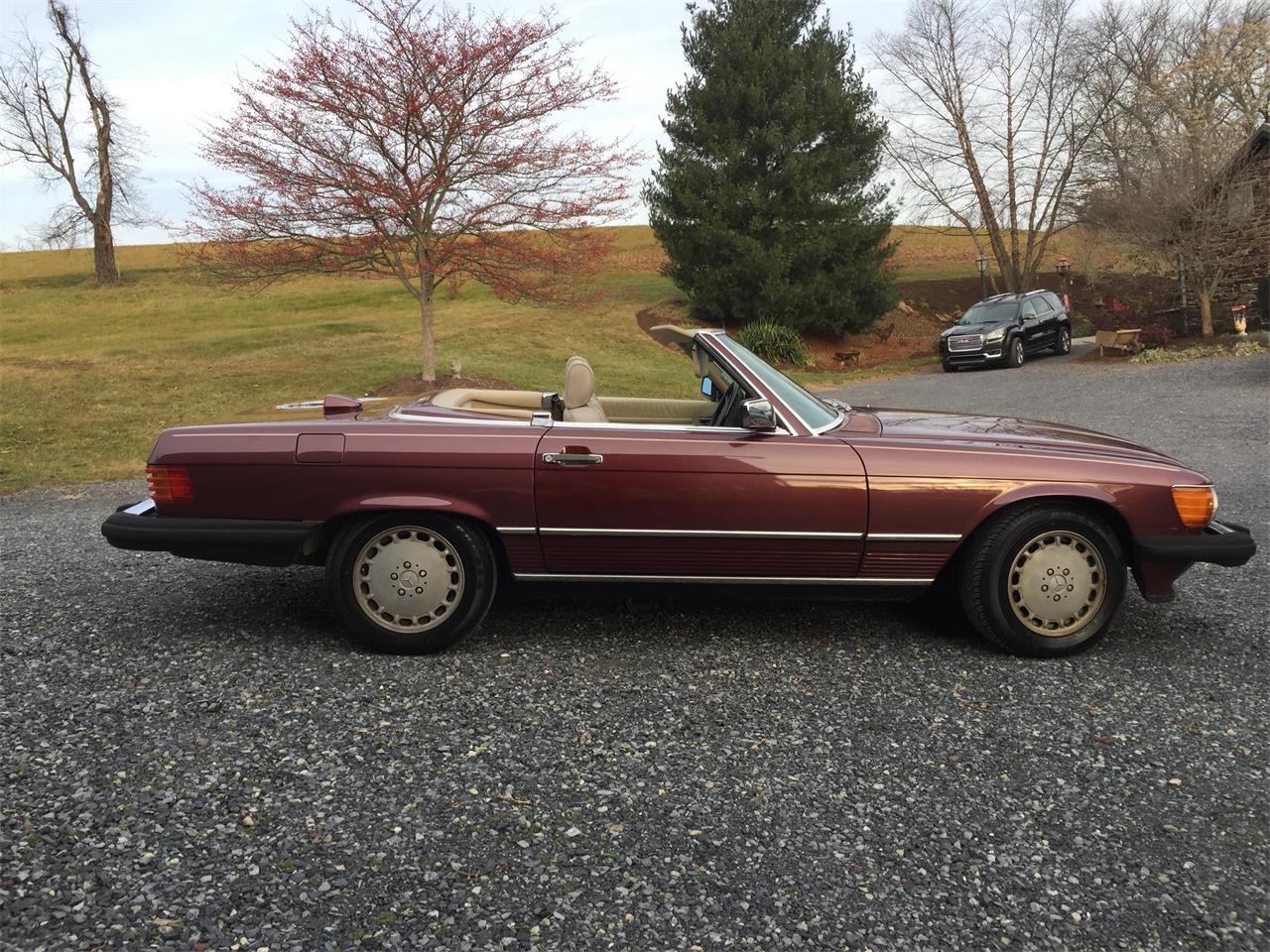 Mercedes-benz-560sl-1987-Cabernet-Red-Beige-19