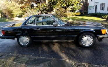 Mercedes-benz-560sl-1988-Pearl-Black-Black
