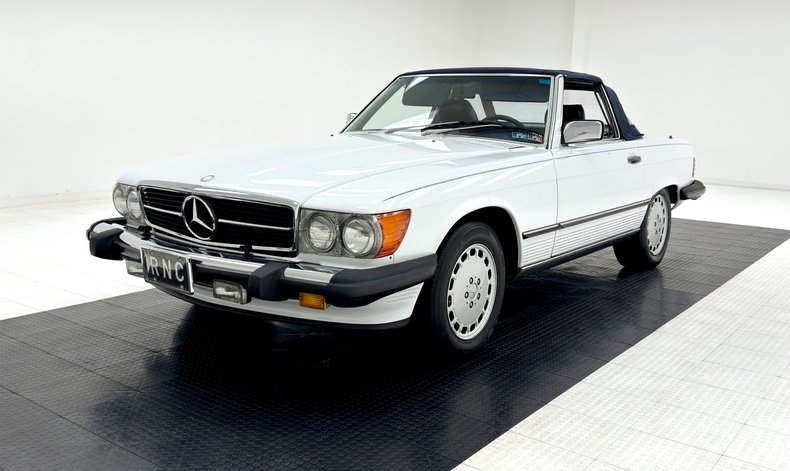 Mercedes-benz-560sl-1988-White-Navy-Blue