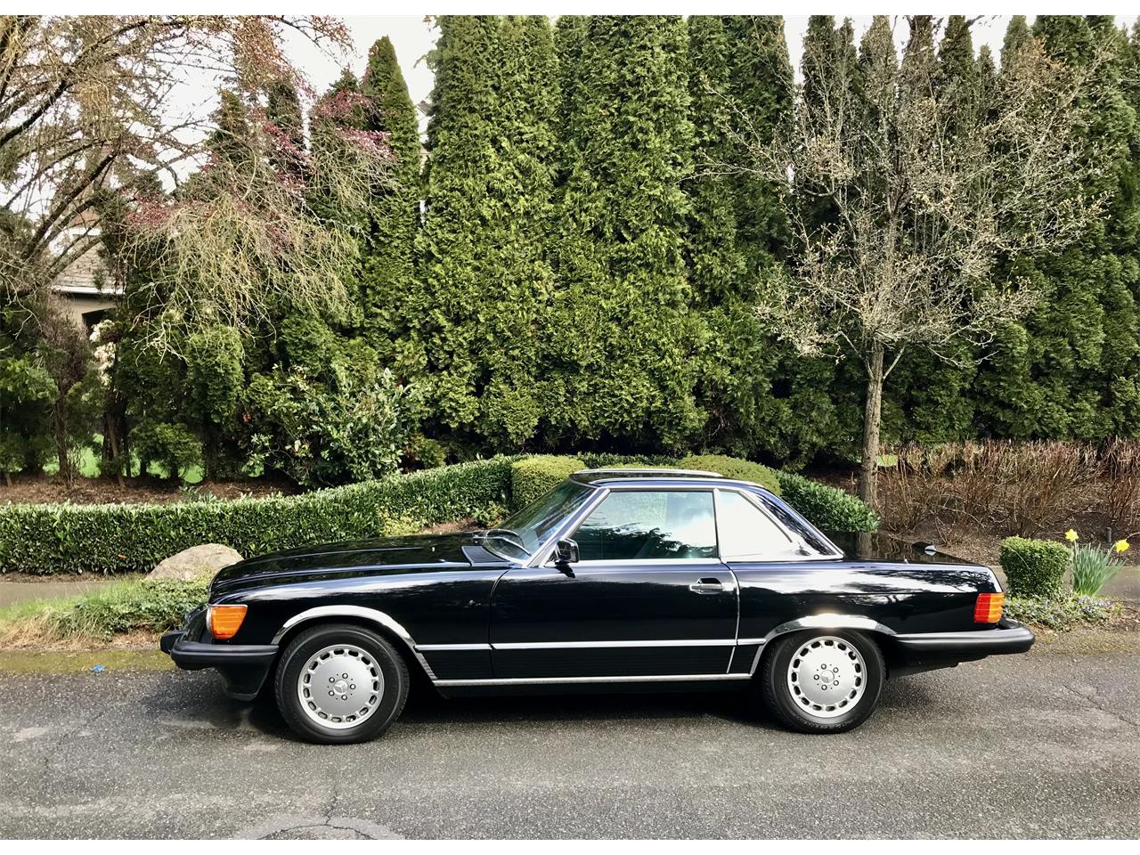 Mercedes-benz-560sl-1989-Black-Gray-2