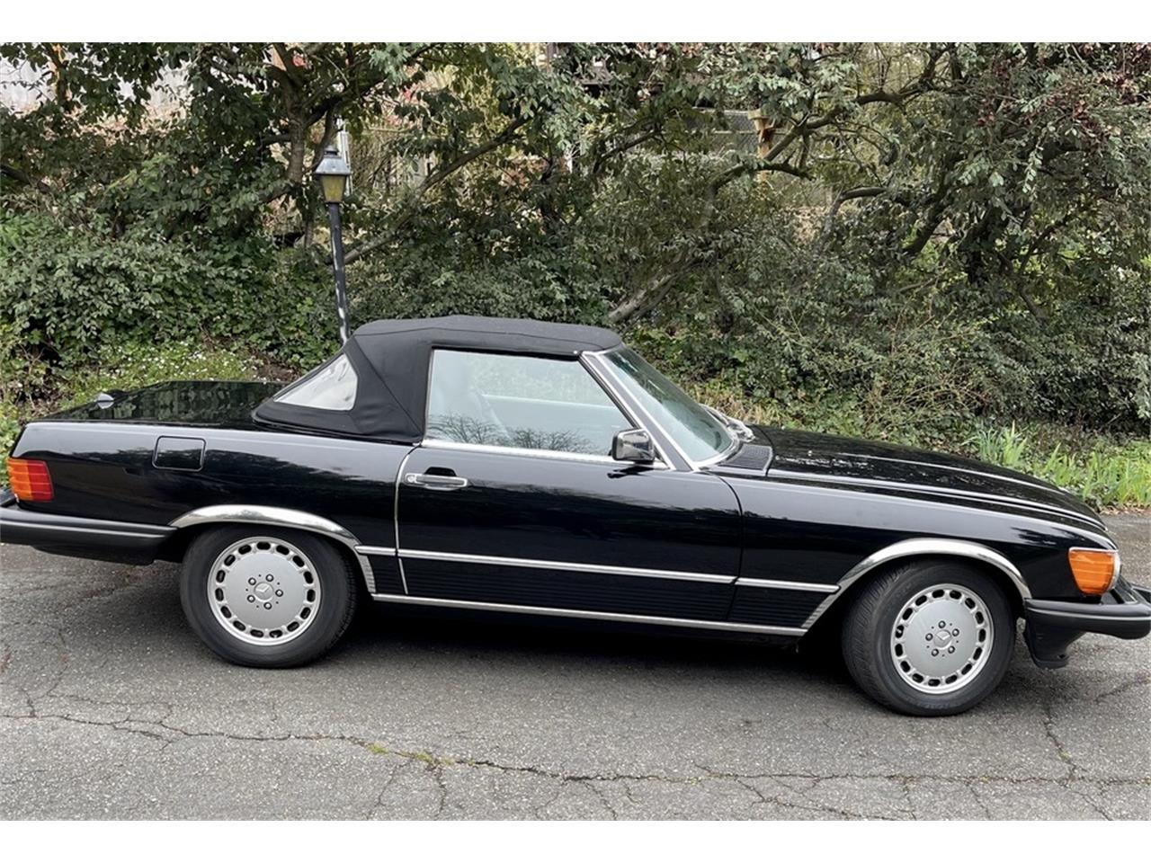 Mercedes-benz-560sl-1989-Black-Gray-4
