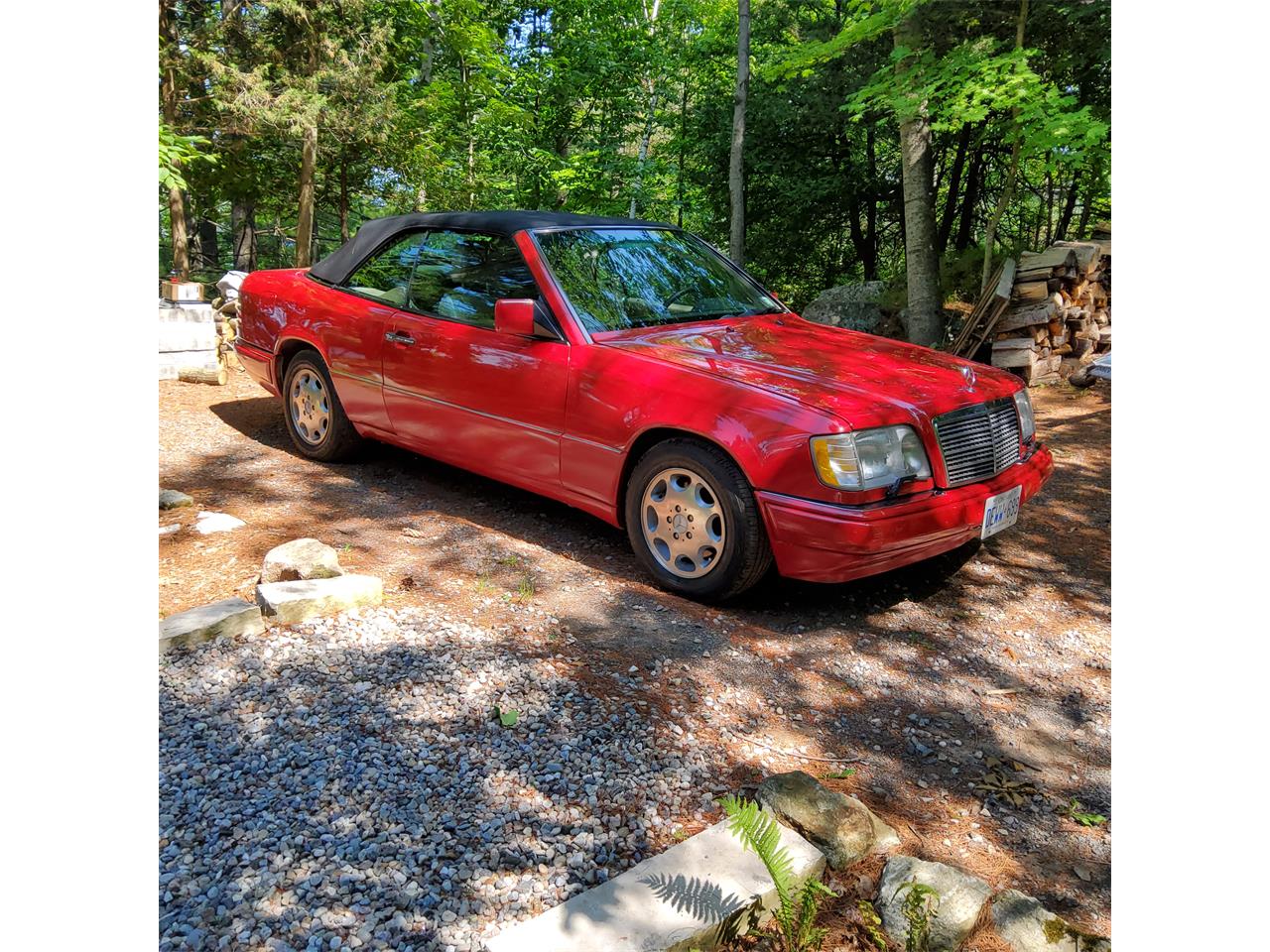 Mercedes-benz-E320-1995-Imperial-Red-Beige-1