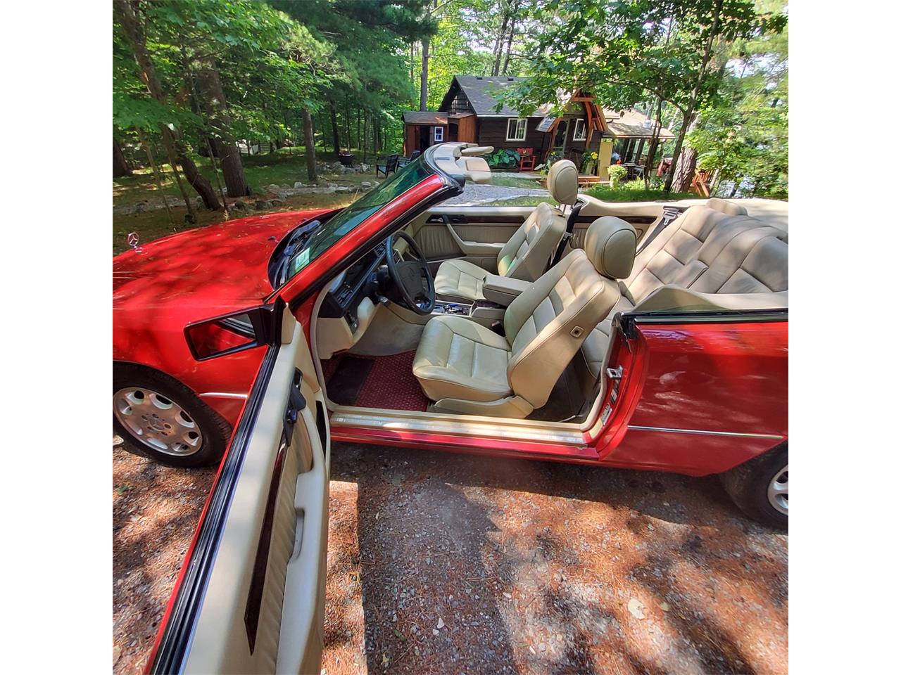 Mercedes-benz-E320-1995-Imperial-Red-Beige-5