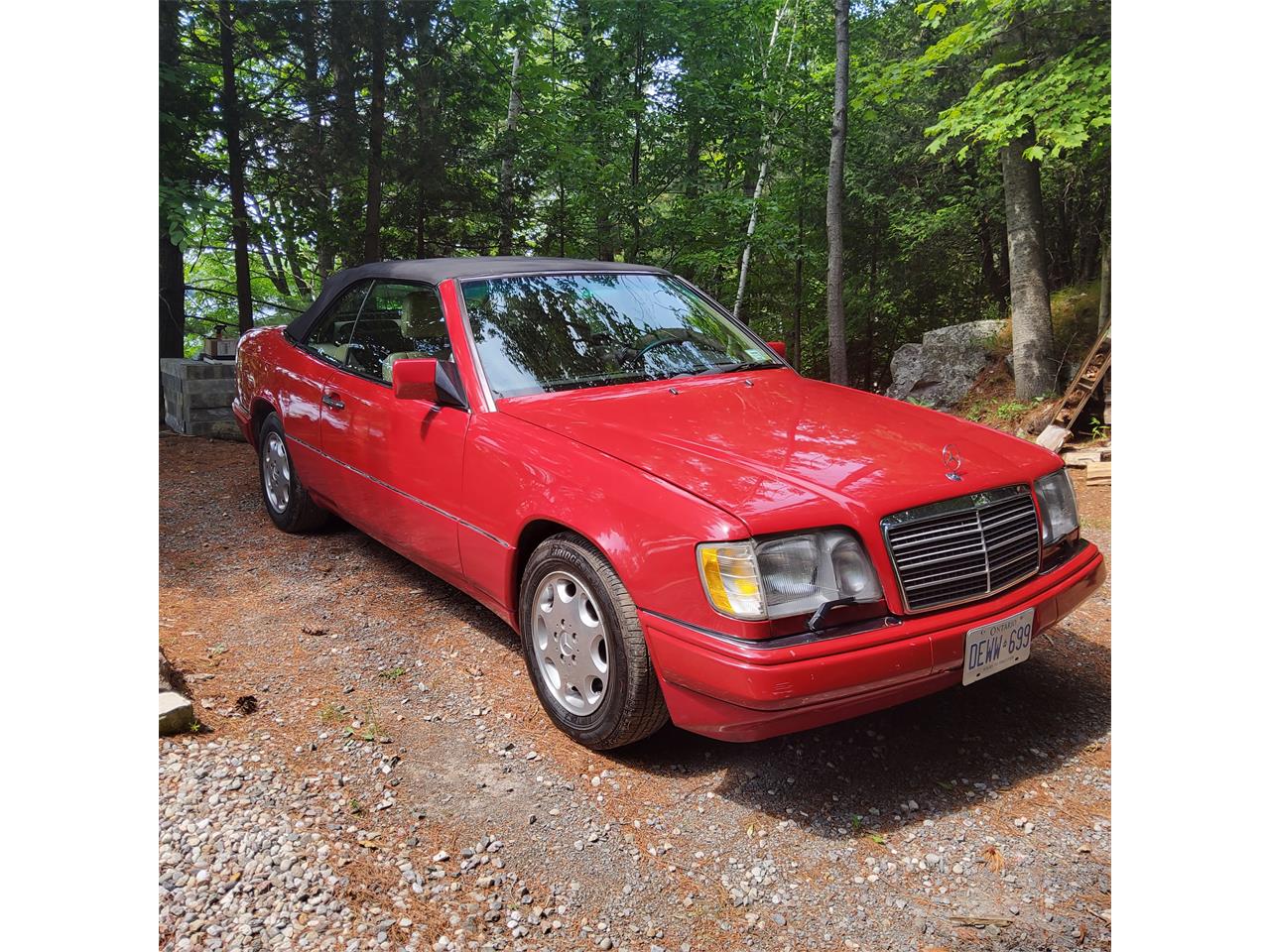 Mercedes-benz-E320-1995-Imperial-Red-Beige