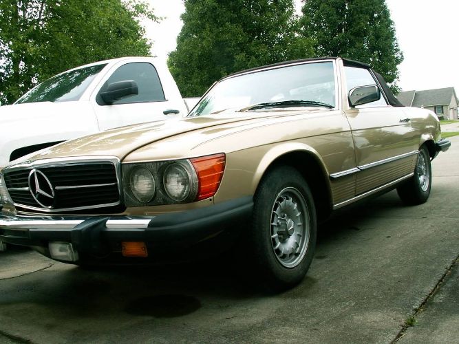 Mercedes-benz-Other-1983-Gold-Metallic-Brown-leather-11
