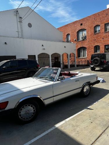 Mercedes-benz-Other-1985-White-Burgundy-Leather-11