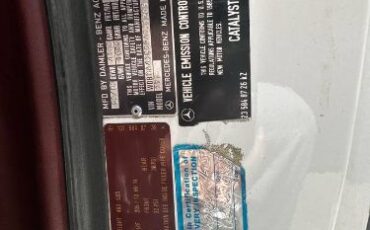 Mercedes-benz-Other-1985-White-Burgundy-Leather-2