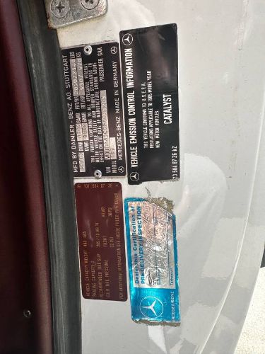 Mercedes-benz-Other-1985-White-Burgundy-Leather-2