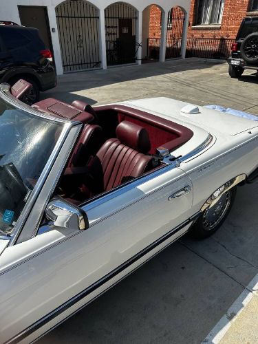 Mercedes-benz-Other-1985-White-Burgundy-Leather-8