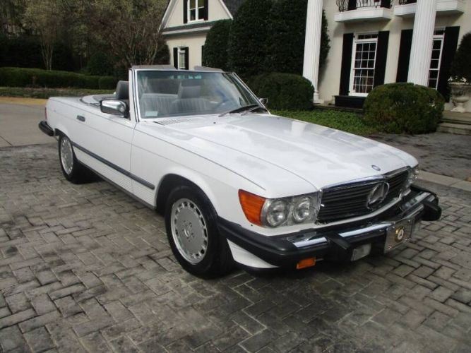 Mercedes-benz-Other-1987-Artic-White-Gray-Leather-3
