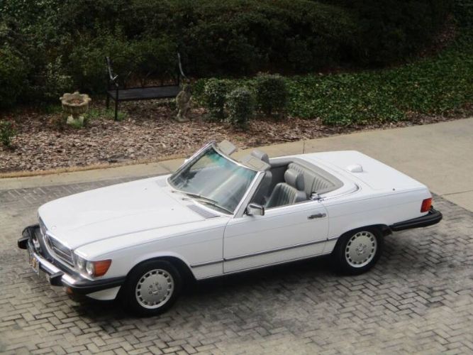Mercedes-benz-Other-1987-Artic-White-Gray-Leather-9