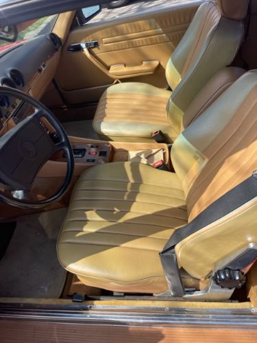 Mercedes-benz-Other-1987-Red-Beige-leather-3