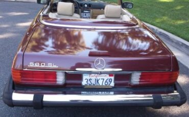 Mercedes-benz-Other-1988-Burgundy-Cream-Leather-1
