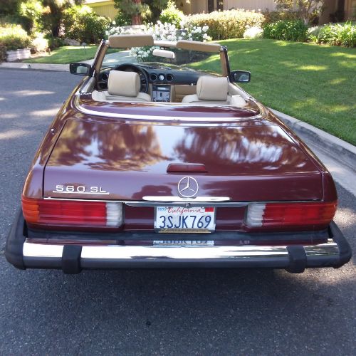 Mercedes-benz-Other-1988-Burgundy-Cream-Leather-11