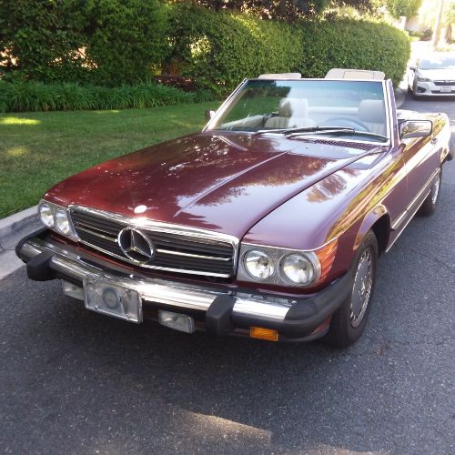 Mercedes-benz-Other-1988-Burgundy-Cream-Leather-12