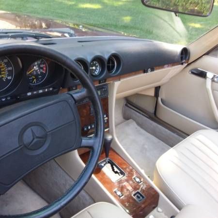 Mercedes-benz-Other-1988-Burgundy-Cream-Leather-4