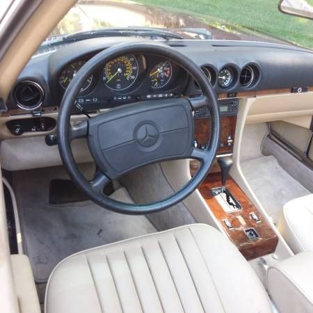 Mercedes-benz-Other-1988-Burgundy-Cream-Leather-6