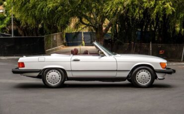 Mercedes-benz-Other-1988-White-Burgundy-Leather-1
