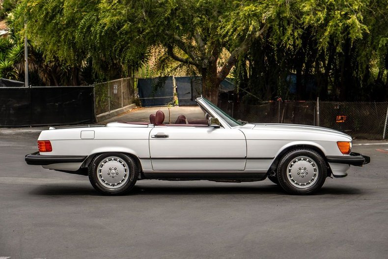 Mercedes-benz-Other-1988-White-Burgundy-Leather-1