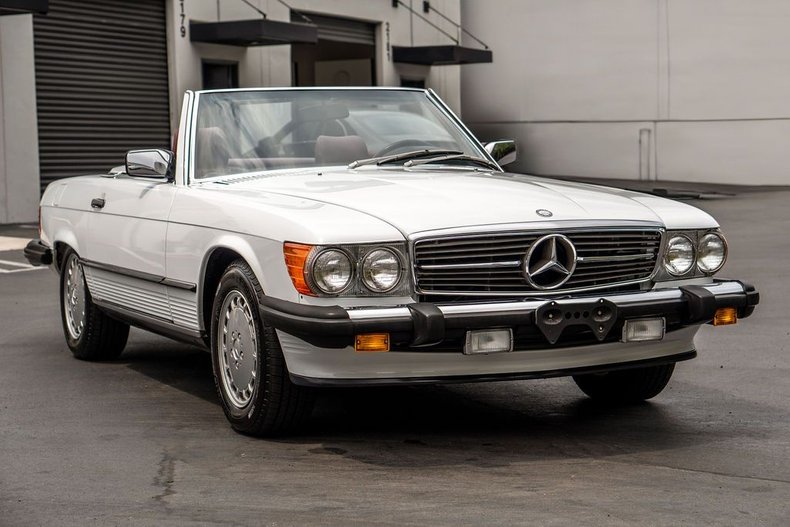 Mercedes-benz-Other-1988-White-Burgundy-Leather-16