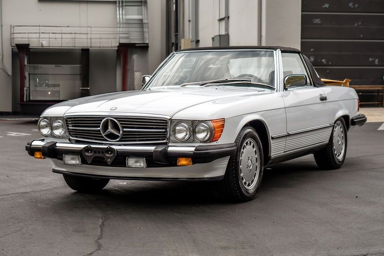 Mercedes-benz-Other-1988-White-Burgundy-Leather-18