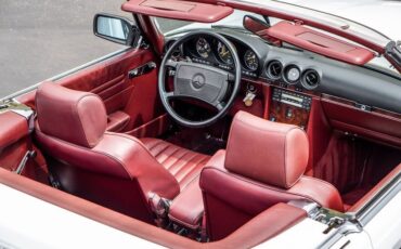 Mercedes-benz-Other-1988-White-Burgundy-Leather-2