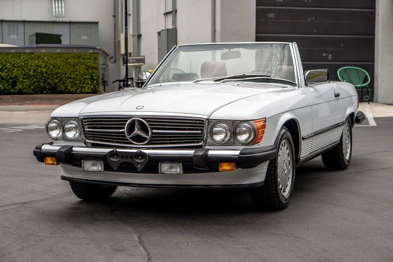 Mercedes-benz-Other-1988-White-Burgundy-Leather-26