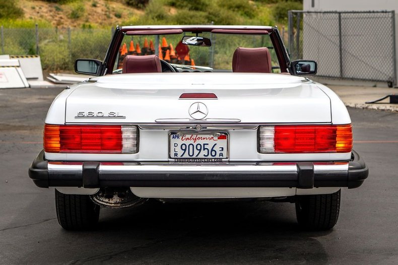 Mercedes-benz-Other-1988-White-Burgundy-Leather-29