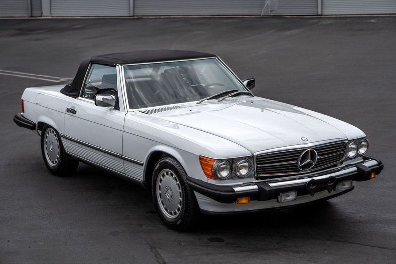 Mercedes-benz-Other-1988-White-Burgundy-Leather-3